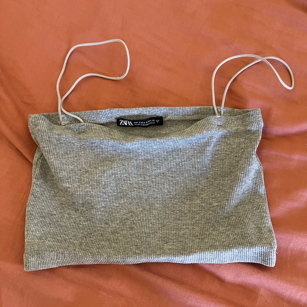 Square neck Zara top